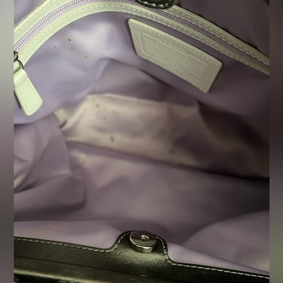 Coach 10th Anniversary Hampton Floral Straw Satchel-Limited Edition Rare Handbag - Picture 14 of 15